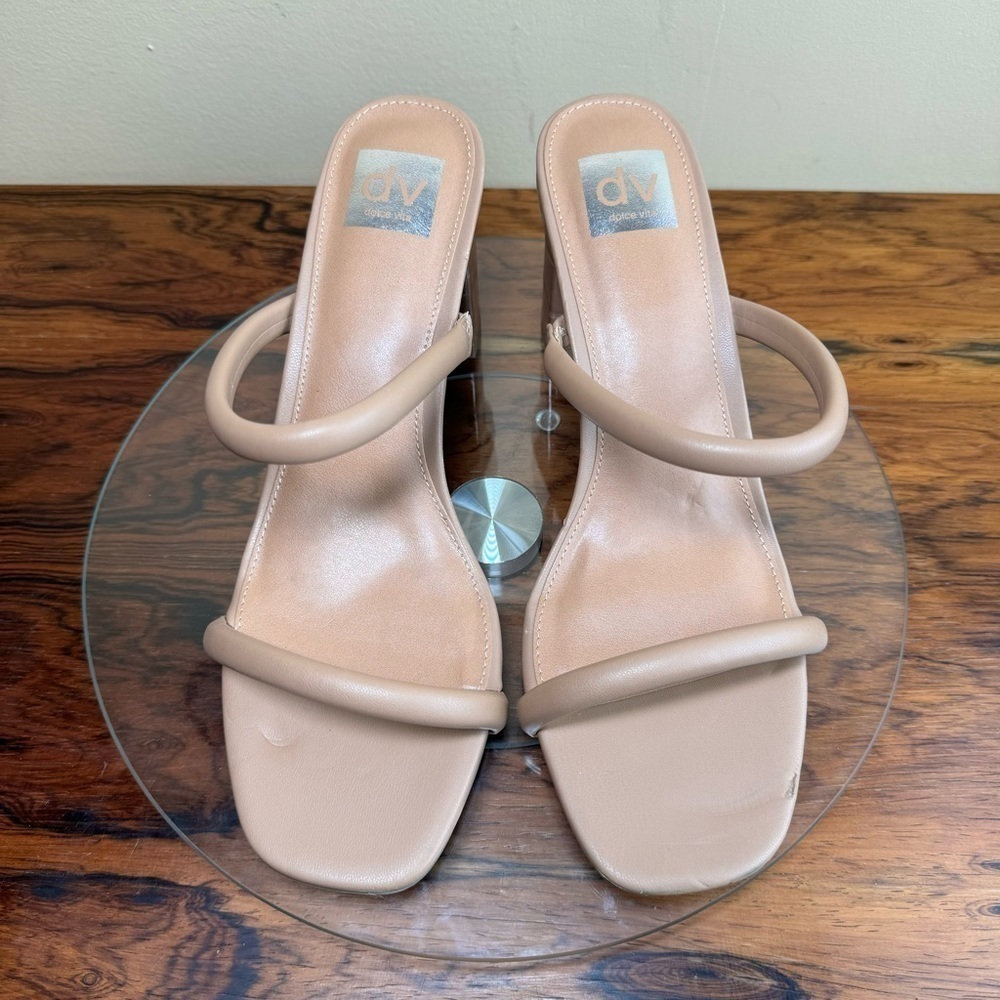 DV by Dolce Vita Halsty Double Band Mules in caramel